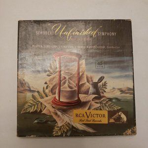 Schubert Unfinished Symphony RCA VICTOR RED SEAL RECORDS 45 RPM Vinyl Box Set